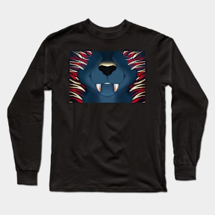 Fantasy Saber Mask Dark Long Sleeve T-Shirt